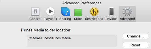 iTunes Preferences